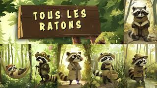 TOUS LES RATONS 🦝 LE CAMP DES RATONS 🎵 [upl. by Legir]