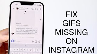 How To FIX GIF Option Missing On Instagram [upl. by Erdnaed]