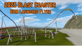 2025 Blast Coaster Concept  BampM Launched Flying Coaster  Canada’s Wonderland  Thrill Warrior [upl. by Stetson]