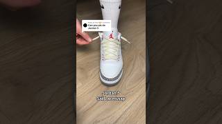 How To Loose Lace Jordan 3s [upl. by Saref532]