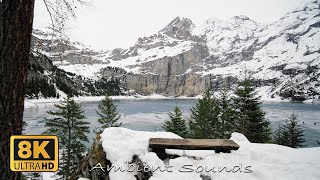 Oeschinensee Winter Switzerland 8K [upl. by Roxanne938]