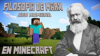 Resumiendo la filosofía de Marx con Minecraft Ser humano y superestructura [upl. by Oab326]