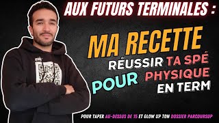 MESSAGE AUX FUTURS TERMINALES POUR BIEN SE PRÉPARER A LA SPÉ PHYSIQUE CHIMIE DE TERMINALE 😎💯🔥 [upl. by Pierre362]