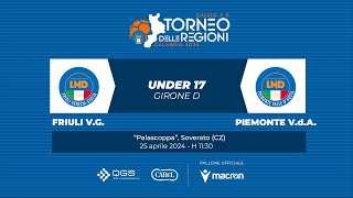 TDR Calcio a 5  Friuli VGPiemonte VdA Allievi [upl. by Wendelin185]