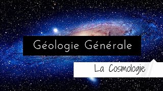 Géologie S1 Partie1 Cosmologie شرح بالدارجة [upl. by Nedla]