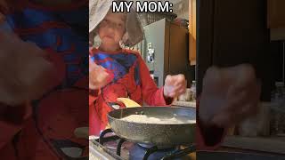 Me Cooking Vs My Mom [upl. by Sonia408]