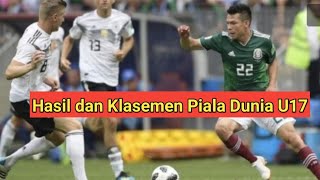 Meksiko U17 vs Jerman U17  Hasil Piala dunia U17 hari ini  Klasemen Piala Dunia U 17 [upl. by Oiragelo]