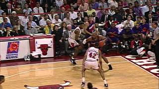 Charles Barkley 32pts12rebs10asts vs Bulls 1993 Finals [upl. by Theobald]