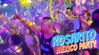 ROSARITO MEXICO PARTY 🇲🇽🥳COCO BEACH [upl. by Atinel]