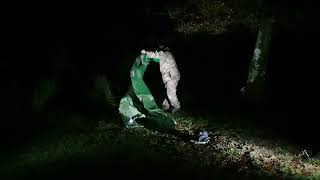 using a tarp as a ground sheet on a tent Dartmoor 22nd Jan 2023 [upl. by Osana]