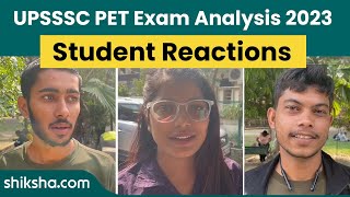 UPSSSC PET Exam Analysis 2023 amp Student Reactions [upl. by Irisa]