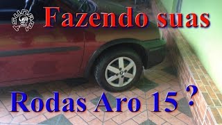 Fazendo rodas aro 15 na sua casa [upl. by Heyman]