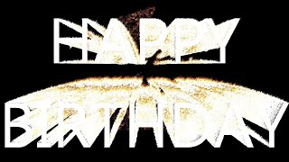 Happy Birthday Countdown With Voice Sound Effect [upl. by Nnylirehs]