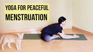 Yoga for Peaceful Menstruation l Luteal phase relief l Archies Yoga [upl. by Sudoeht25]