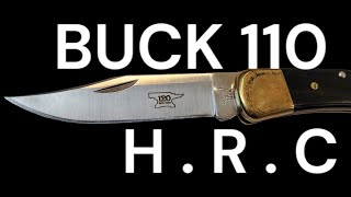 Buck 110  420 HC  Rockwell Testing  5 dent avg [upl. by Armilla]