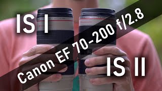 Canon 70200 f28 IS I vs IS II  EF version of 70200 still relevant in 2024 [upl. by Klump628]