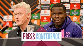 “We are confident in our abilities”  Moyes amp Zouma Press Conference  Bayer Leverkusen v West Ham [upl. by Airotnes431]