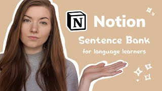 How To Make A Sentence Mining Database in Notion  Language Learning  Tutorial  Free Template [upl. by Wisnicki]