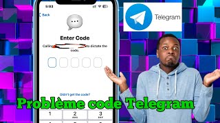 Je ne reçois pas le code de confirmation Telegram [upl. by Esyahc]