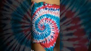 Tie Dye Tshirt motif Spiral [upl. by Max]