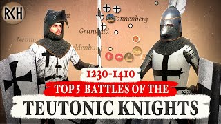 Top 5 Battles of the Teutonic Knights 12301410  DOCUMENTARY [upl. by Scarito]