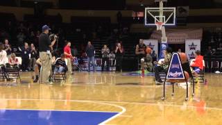 Mitchell Wiggins Jr Dunks at the NAIA AllStar Dunk Contest [upl. by Obie399]