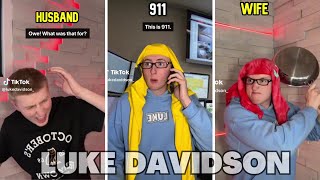 LUKE DAVIDSON FUNNY TIK TOK COMPILATION  TOP SKITS OF LUKE DAVIDSON 2024 [upl. by Armanda619]