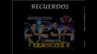 Recuerdos Adolescentes letra karaoke salsa romantica 2020 [upl. by Diskson]