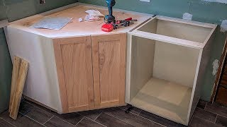 How I made a Kitchen Corner Cabinet  NewAir G73 Review [upl. by Jaenicke461]