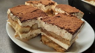 Tiramisu bez jajekbez pieczenia [upl. by Adaran]