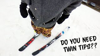 Do You Need Twin Tips To Ski The Terrain Park [upl. by Scibert507]