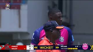 Jason Holder Claims TWO BRILLIANT Wickets  CPL 2024 [upl. by Eenahs519]