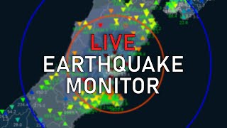 Live Earthquake Monitoring on GlobalQuake [upl. by Ymmac290]