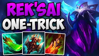 CHALLENGER REKSAI ONETRICK FULL JUNGLE GAMEPLAY  CHALLENGER JUNGLE REKSAI  Patch 1410 S14 [upl. by Carlos607]