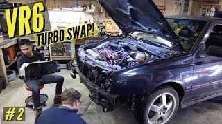 VLOG MK3 VW VR6 Turbo Swap 2  Donor Car Prep [upl. by Englis]