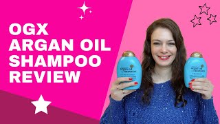 OGX Argan Oil of Morocco Shampoo Review [upl. by Pride]