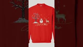 Mens Let It Snow Sweatshirt Hot trend winter 2024 Snowman Sweatshirt Casual Crewneck menswear [upl. by Holofernes]