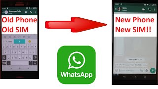 How to transfer your WhatsApp account to a new phone [upl. by Camel655]