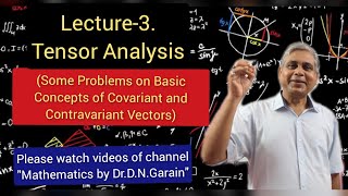 Tensor Analysis Lec3 by Dr D N Garain For Maths amp PhysicsBSc MSc amp Engineering students [upl. by Freddie]