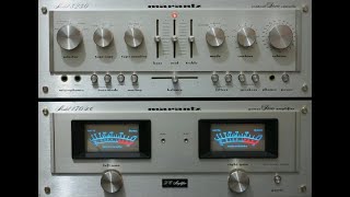 Marantz Model 170DC amp Marantz 3250B [upl. by Natlus]