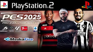 NOVO PÉS 2024 PS2 ISO DOWNLOAD 100 ATUALIZADO DEZEMBRO  RUMO ESTRELADO AETHERSX2 PCSX2 PSPOPL✅ [upl. by Kuska459]