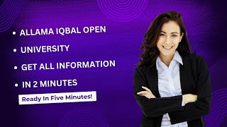 Allama Iqbal Open University get all information in 2 Minutes for Overseas [upl. by Aldarcy]