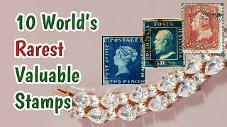 Most Valuable Stamps  10 Rarest Stamps In The World Worth Million Dollars [upl. by Aisayn739]