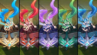 All Victorious Sona Ranked Rewards Chromas League of Legends [upl. by Earas]