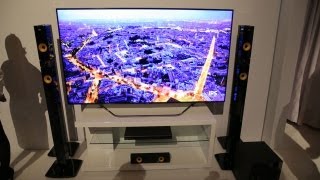 LG 4K and OLED TV First Impressions CES 2013 [upl. by Bohun]