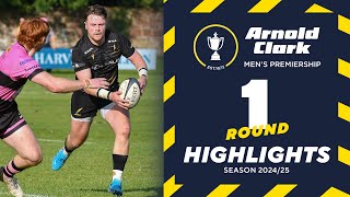 HIGHLIGHTS  Arnold Clark Mens Premiership Round 1 [upl. by Ynolem]