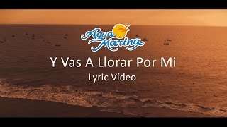 Agua Marina  Y Vas A Llorar Por Mi Vol14 Lyric Video [upl. by Adnamra831]