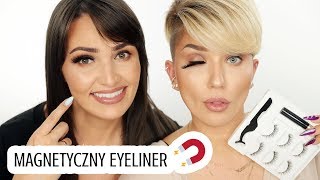 🧲 Testujemy EYELINER I RZĘSY MAGNETYCZNE  Hit czy Kit 🧲 [upl. by Aniras]