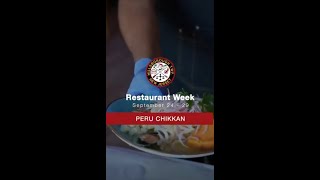 Restaurant Week 2024 Peru Chikkan [upl. by Florine]