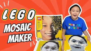 Personalized LEGO Portrait Mosaic Maker  Liamazing Jaden [upl. by Oecile]